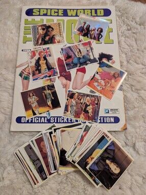 SPICE GIRLS SPICEWORLD The Movie Stickers